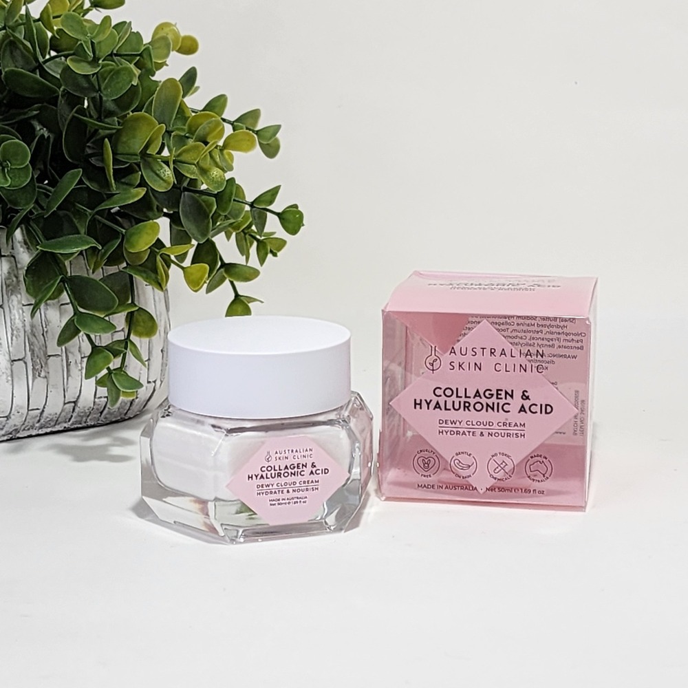 Australian Skin Clinic Collagen & Hyaluronic Acid Dewy Cloud Cream ~ 1.69 fl oz